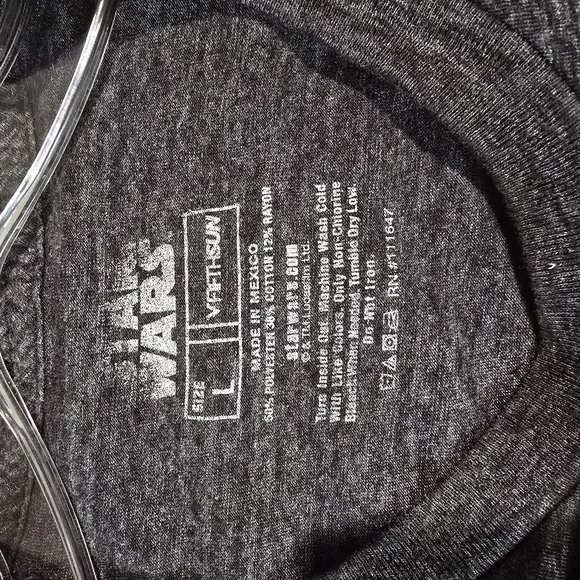 🔥Star Wars Graphic T-Shirt - Gray, Size L. - Picture 10 of 10